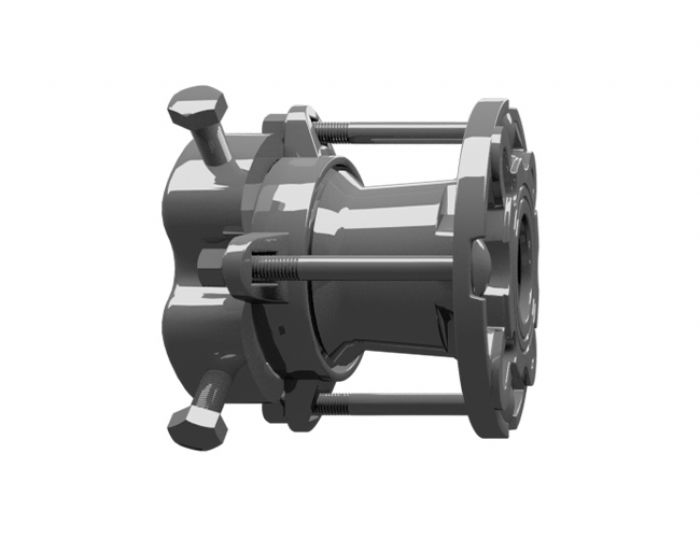 Flange adaptors with end restraint system